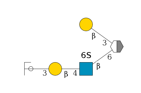 ?1D-GalNAc,p/#acleavage_2_5(--6b1D-GlcNAc,p(--4b1D-Gal,p--3a1D-Gal,p/#ycleavage)--6?1S)--3b1D-Gal,p$MONO,Und,-H,0,redEnd