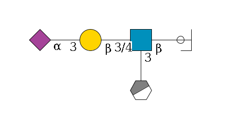 a1D-GalNAc,o/#ccleavage--6b1D-GlcNAc,p(--3/4b1D-Gal,p--3a2D-NeuAc,p)--3a1L-Fuc,p/#xcleavage_0_3$MONO,Und,-H,0,redEnd