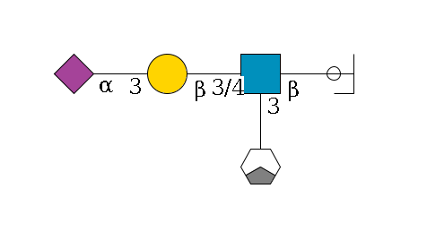 a1D-GalNAc,o/#ccleavage--6b1D-GlcNAc,p(--3/4b1D-Gal,p--3a2D-NeuAc,p)--3a1L-Fuc,p/#xcleavage_1_3$MONO,Und,-H,0,redEnd