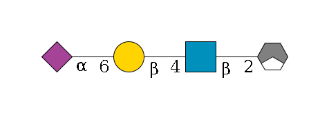 a1D-Man,p/#acleavage_1_3--2b1D-GlcNAc,p--4b1D-Gal,p--6a2D-NeuAc,p$MONO,Und,-H,0,redEnd