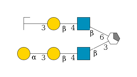 b1D-Gal,p/#acleavage_1_5(--3b1D-GlcNAc,p--4b1D-Gal,p--3a1D-Gal,p)--6b1D-GlcNAc,p--4b1D-Gal,p--3a1D-Gal,p/#zcleavage$MONO,Und,-2H,0,redEnd