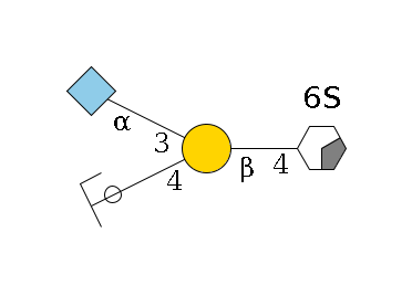 b1D-GlcNAc,p/#acleavage_0_2(--4b1D-Gal,p(--4b1D-GalNAc,p/#ycleavage)--3a2D-NeuGc,p)--6?1S$MONO,Und,-H,0,redEnd