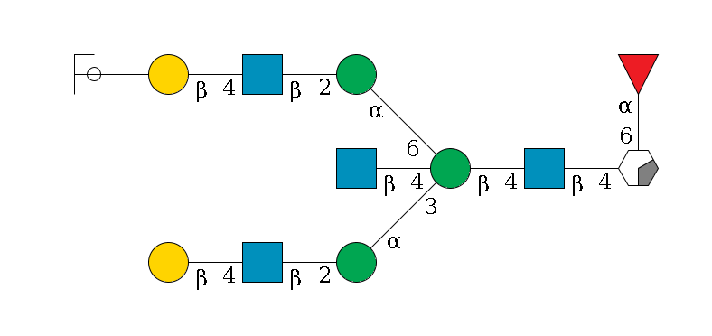 b1D-GlcNAc,p/#acleavage_0_2(--4b1D-GlcNAc,p--4b1D-Man,p((--3a1D-Man,p--2b1D-GlcNAc,p--4b1D-Gal,p)--4b1D-GlcNAc,p)--6a1D-Man,p--2b1D-GlcNAc,p--4b1D-Gal,p--??2D-NeuAc,p/#ycleavage)--6a1L-Fuc,p$MONO,Und,-2H,0,redEnd