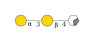 b1D-GlcNAc,p/#acleavage_0_2--4b1D-Gal,p--3a1D-Gal,p$MONO,Und,-H,0,redEnd