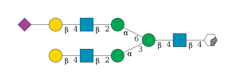 b1D-GlcNAc,p/#acleavage_0_2--4b1D-GlcNAc,p--4b1D-Man,p(--3a1D-Man,p--2b1D-GlcNAc,p--4b1D-Gal,p)--6a1D-Man,p--2b1D-GlcNAc,p--4b1D-Gal,p--??2D-NeuAc,p$MONO,Und,-2H,0,redEnd