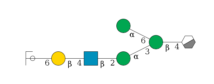b1D-GlcNAc,p/#acleavage_0_3--4b1D-Man,p(--3a1D-Man,p--2b1D-GlcNAc,p--4b1D-Gal,p--6a2D-NeuAc,p/#ycleavage)--6a1D-Man,p$MONO,Und,-2H,0,redEnd