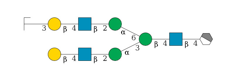 b1D-GlcNAc,p/#acleavage_1_4--4b1D-GlcNAc,p--4b1D-Man,p(--3a1D-Man,p--2b1D-GlcNAc,p--4b1D-Gal,p)--6a1D-Man,p--2b1D-GlcNAc,p--4b1D-Gal,p--3a2D-NeuAc,p/#zcleavage$MONO,Und,-2H,0,redEnd