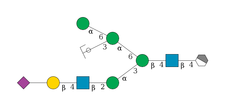 b1D-GlcNAc,p/#acleavage_1_4--4b1D-GlcNAc,p--4b1D-Man,p(--3a1D-Man,p--2b1D-GlcNAc,p--4b1D-Gal,p--??2D-NeuAc,p)--6a1D-Man,p(--3a1D-Man,p/#ycleavage)--6a1D-Man,p$MONO,Und,-2H,0,redEnd