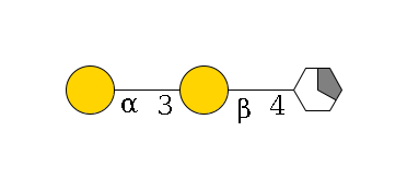 b1D-GlcNAc,p/#acleavage_1_5--4b1D-Gal,p--3a1D-Gal,p$MONO,Und,-2H,0,redEnd