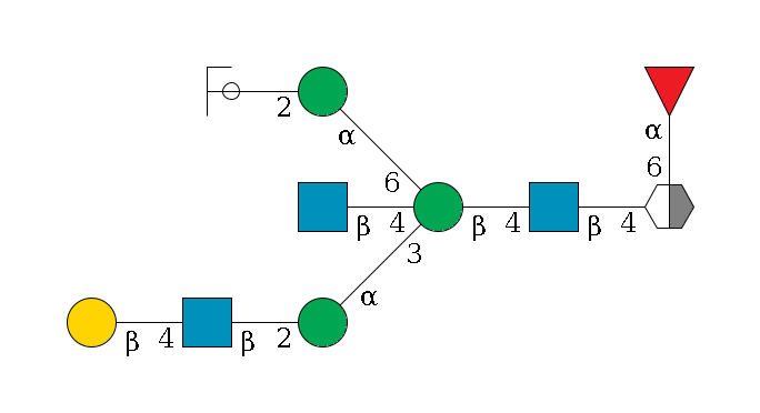 b1D-GlcNAc,p/#acleavage_2_5(--4b1D-GlcNAc,p--4b1D-Man,p((--3a1D-Man,p--2b1D-GlcNAc,p--4b1D-Gal,p)--4b1D-GlcNAc,p)--6a1D-Man,p--2b1D-GlcNAc,p/#ycleavage)--6a1L-Fuc,p$MONO,Und,-H,0,redEnd