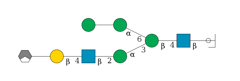 b1D-GlcNAc,p/#ccleavage--4b1D-GlcNAc,p--4b1D-Man,p(--3a1D-Man,p--2b1D-GlcNAc,p--4b1D-Gal,p--??2D-NeuAc,p/#xcleavage_1_3)--6a1D-Man,p--??1D-Man,p$MONO,Und,-2H,0,redEnd