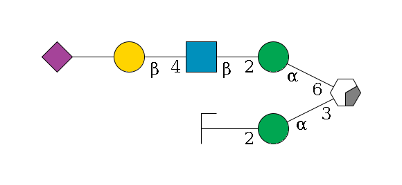 b1D-Man,p/#acleavage_0_2(--3a1D-Man,p--2b1D-GlcNAc,p/#zcleavage)--6a1D-Man,p--2b1D-GlcNAc,p--4b1D-Gal,p--??2D-NeuAc,p$MONO,Und,-H,0,redEnd