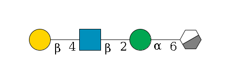 b1D-Man,p/#acleavage_0_3--6a1D-Man,p--2b1D-GlcNAc,p--4b1D-Gal,p$MONO,Und,-H,0,redEnd