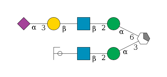 b1D-Man,p/#acleavage_1_5(--3a1D-Man,p--2b1D-GlcNAc,p--?b1D-Gal,p/#ycleavage)--6a1D-Man,p--2b1D-GlcNAc,p--?b1D-Gal,p--3a2D-NeuAc,p$MONO,Und,-2H,0,redEnd
