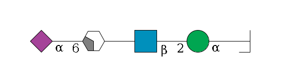 b1D-Man,p/#bcleavage--6a1D-Man,p--2b1D-GlcNAc,p--?b1D-Gal,p/#xcleavage_2_4--6a2D-NeuAc,p$MONO,Und,-H,0,redEnd