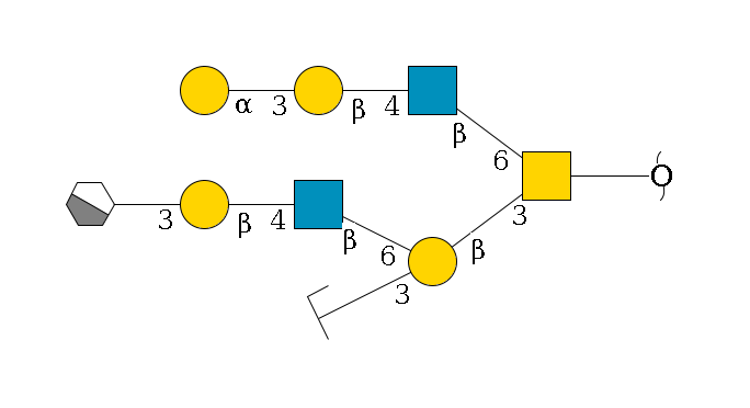 redEnd--??1D-GalNAc,p(--3b1D-Gal,p(--3b1D-GlcNAc,p/#zcleavage)--6b1D-GlcNAc,p--4b1D-Gal,p--3a1D-Gal,p/#xcleavage_1_4)--6b1D-GlcNAc,p--4b1D-Gal,p--3a1D-Gal,p$MONO,Und,-H,0,redEnd