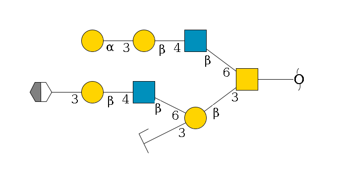 redEnd--??1D-GalNAc,p(--3b1D-Gal,p(--3b1D-GlcNAc,p/#zcleavage)--6b1D-GlcNAc,p--4b1D-Gal,p--3a1D-Gal,p/#xcleavage_2_5)--6b1D-GlcNAc,p--4b1D-Gal,p--3a1D-Gal,p$MONO,Und,-2H,0,redEnd
