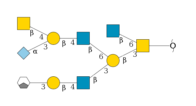 redEnd--??1D-GalNAc,p(--3b1D-Gal,p(--3b1D-GlcNAc,p--4b1D-Gal,p--3a1D-Gal,p/#xcleavage_1_3)--6b1D-GlcNAc,p--4b1D-Gal,p(--3a2D-NeuGc,p)--4b1D-GalNAc,p)--6b1D-GlcNAc,p$MONO,Und,-2H,0,redEnd