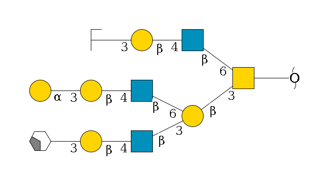 redEnd--??1D-GalNAc,p(--3b1D-Gal,p(--3b1D-GlcNAc,p--4b1D-Gal,p--3a1D-Gal,p/#xcleavage_2_4)--6b1D-GlcNAc,p--4b1D-Gal,p--3a1D-Gal,p)--6b1D-GlcNAc,p--4b1D-Gal,p--3a1D-Gal,p/#zcleavage$MONO,Und,-2H,0,redEnd
