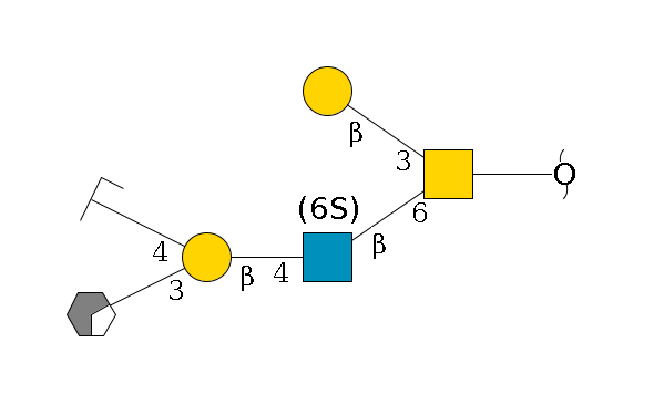 redEnd--??1D-GalNAc,p(--6b1D-GlcNAc,p(--4b1D-Gal,p(--3a2D-NeuAc,p/#xcleavage_0_2)--4b1D-GalNAc,p/#zcleavage)--6?1S/#lcleavage)--3b1D-Gal,p$MONO,Und,-2H,0,redEnd