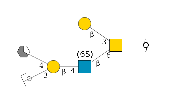 redEnd--??1D-GalNAc,p(--6b1D-GlcNAc,p(--4b1D-Gal,p(--3a2D-NeuAc,p/#ycleavage)--4b1D-GalNAc,p/#xcleavage_1_5)--6?1S/#lcleavage)--3b1D-Gal,p$MONO,Und,-H,0,redEnd