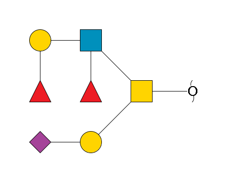 redEnd--?a1D-GalNAc,p(--3b1D-Gal,p--3a2D-NeuAc,p)--6b1D-GlcNAc,p(--4b1D-Gal,p--2a1L-Fuc,p)--3a1L-Fuc,p$MONO,Und,-H,0,redEnd